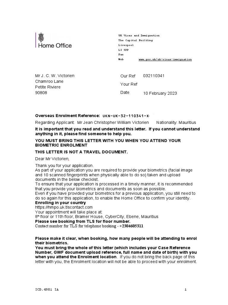 The Capital Building Liverpool L3 9PP UK Visas and Immigration PDF