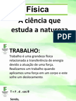 Trabalho, força e potência: conceitos e exercícios resolvidos