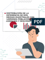 Semana 2 - Infografía Estática - Distribución Muestral de La Diferencia de Medias Con Varianza Cono