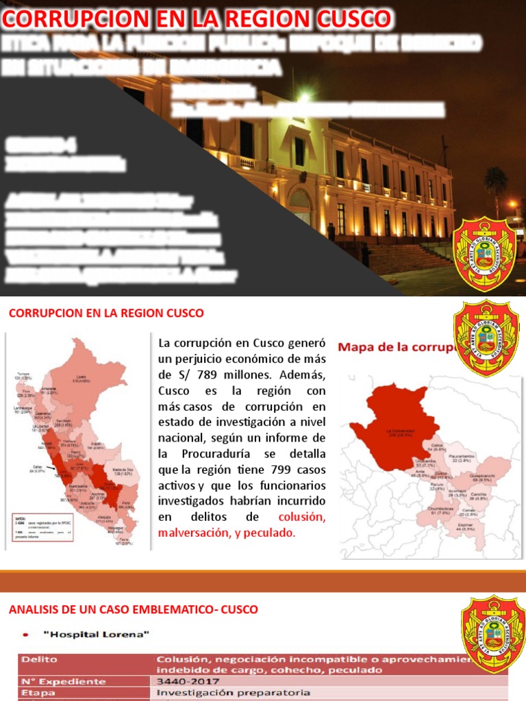 Corrupcion Cusco Pdf Soborno Gobernancia