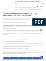 INSTRUÇÃO NORMATIVA #3, DE 11 DE FEVEREIRO DE 2015 (Atualizada) - Português (Brasil)