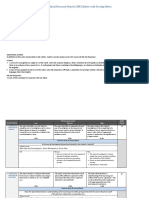 AP Seminar Performance Task 1: Individual Research Report (IRR) Rubric With Scoring Notes