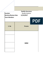 Risk Assessment Register