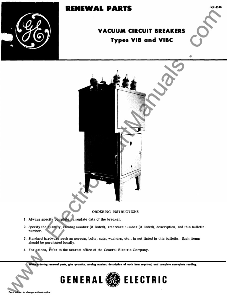 General Electric Vibc | PDF | Manufactured Goods | Mechanical Engineering