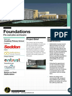 Case study: Foundations for new academy school
