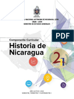 Historia de Nicaragua: Componente Curricular