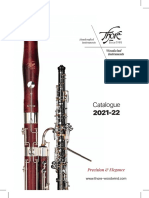 Handcrafted Woodwind Instruments Catalogue 2021-22