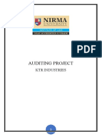 Auditing Project: KTR Industries