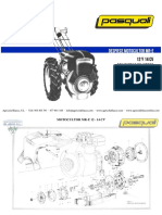 Despiece Repuesto Motocultor MR-E 12 14 CV Completo Pasquali