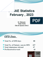 Gynae Stats Edited New Jan 2023