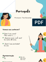 Português: Professora: Tiale Guimarães