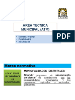 Area Tecnica Municipal (Atm) : Normatividad Funciones Alcances
