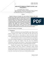 Pengaruh Risiliensi Terhadap Prestasi Belajar Mahasiswa: Pedagogy Volume 5 Nomor 1 e-ISSN: 2502-3799