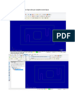 Configuración CNC maquinado rectángulo interno