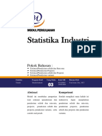 Statistika Industri: Modul Perkuliahan