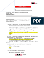 EXAMEN FINAL DE GESTIÓN DE PROGRAMAS Y PROYECTOS