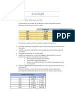 Análisis de rendimiento y riesgo de acciones Y y Z 2016-2020