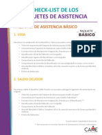 Check-List de Los Paquetes de Asistencia