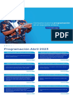 Programación Abril 2023: Consulta Nuestra Programación en El Siguiente Enlace