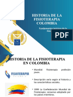 Historia de La Fisioterapia Colombia