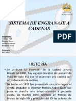 Sistema de Engranaje Con Cadenas