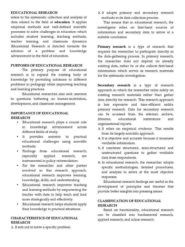 Introduction to Educational Research | PDF | Experiment | Methodology