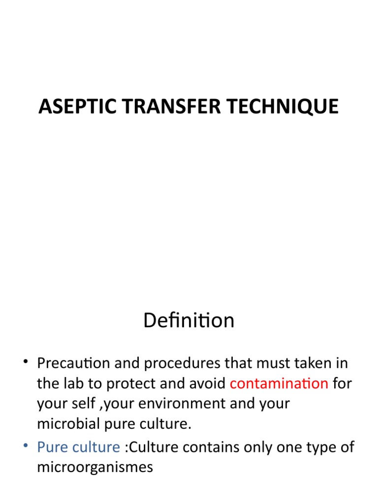 Lab 2Aseptic Technique PDF