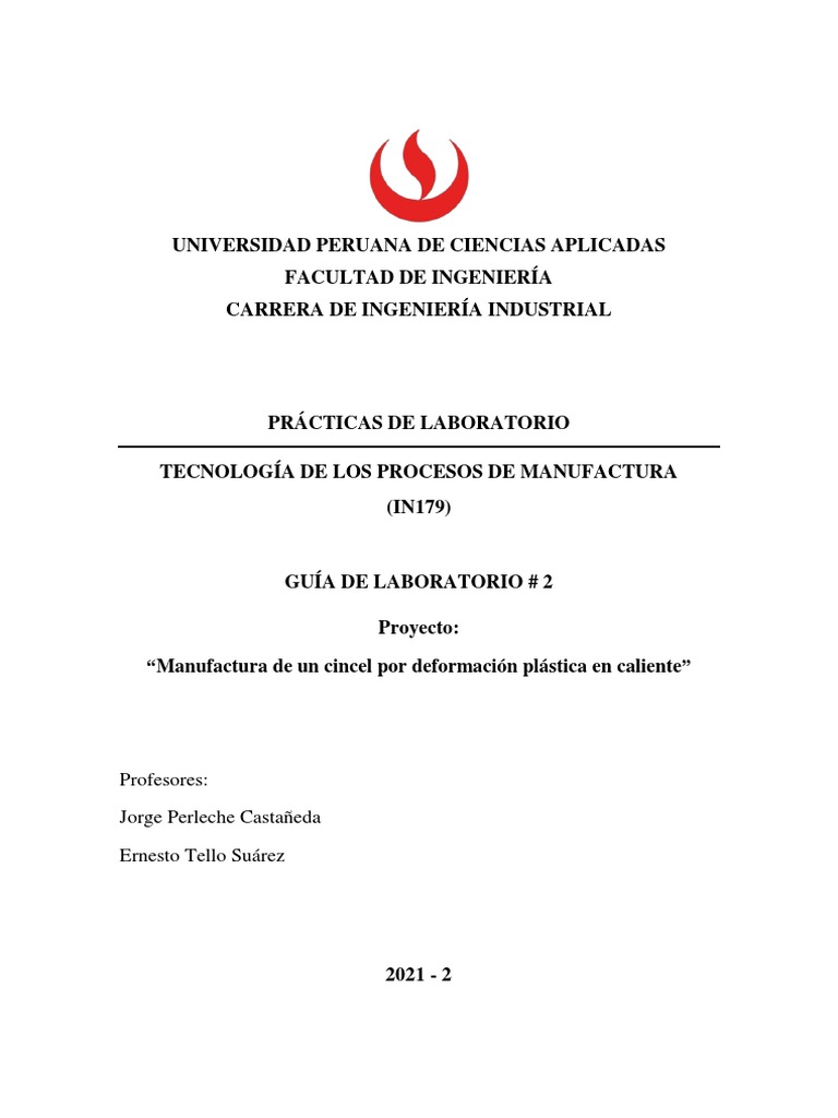 GUIA LAB-2-DEFORMACION PLASTICA FORJADO-2021-2-fusionado | PDF ...