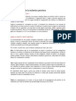 Contaminación de La Industria Petrolera