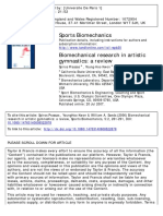 Sports Biomechanics: To Cite This Article: Spiros Prassas, Younghoo Kwon & William A. Sands (2006) Biomechanical