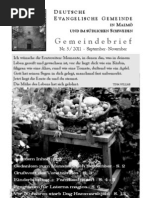 Gemeindebrief Herbst 2011