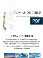 Climas de Chile: Nombre: Matias Paredes / Profesor: Gonzalo Gutierrez