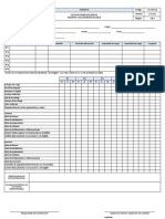 Lista de Verificación de Equipos Y Accesorios de Izaje