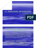 Observacion Meteorologica