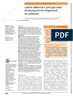 Medication Adherence and Glycemic Control Among Newly Diagnosed Diabetes Patients