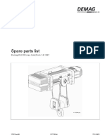 Spare Parts List: Demag DH 200 Rope Hoist From 1.6.1997