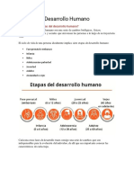 ¿Cuáles Son Las Etapas Del Desarrollo Humano?