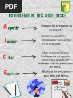 Modelo RICCE en Lenguaje: Estrategia y Ejemplos | PDF