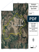 Delimitação do Setor Habitacional Água Quente