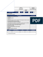 Sso-Cl-005 Check List de Andamio