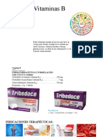 Vitaminas B: - B1 (Tiamina) - B2 (Riboflavina) - B3 (Niacina) - B5 (Ácido Pantoténico) - B6 - B7 (Biotina) - B12 - Ácido Fólico