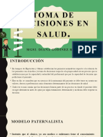 Toma de Decisiones en Salud: Mgsi. Diana Godínez Ruíz