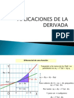 Aplicaciones de La Derivada