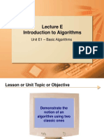 Lecture E Introduction To Algorithms