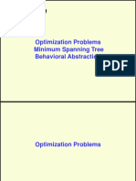 Optimization Problems: Minimum Spanning Tree Algorithms