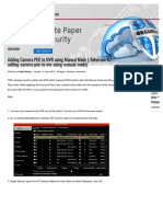 Adding Camera POE to NVR using Manual Mode