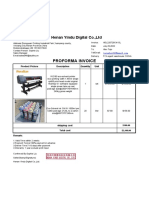 Proforma Invoice: Henan Yindu Digital Co.,Ltd