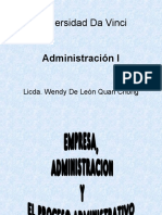 Empresa Administracion y Proceso Administrativo