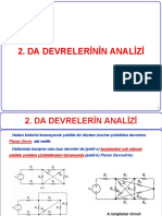 ELE 297 - 2 DA Devrelerinin Analizi