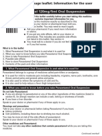 Paracetamol Leaflet